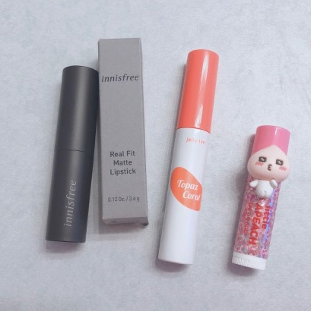 Korean Lipstick Lip tint Make up Innisfree Lipstick Kakao Lip Tint Balm